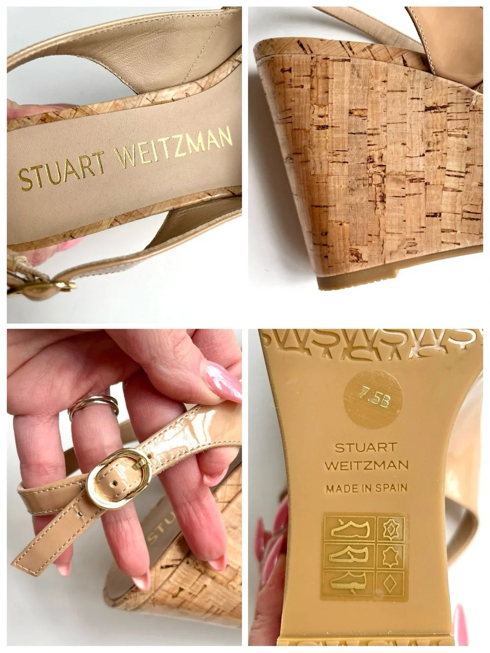Stuart Weitzman Carmen Wedge Platform Sandals - Picture 11 of 12